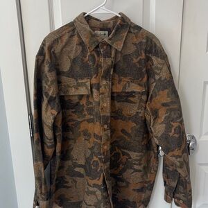 L.L. Bean chamois Camouflage Shirt